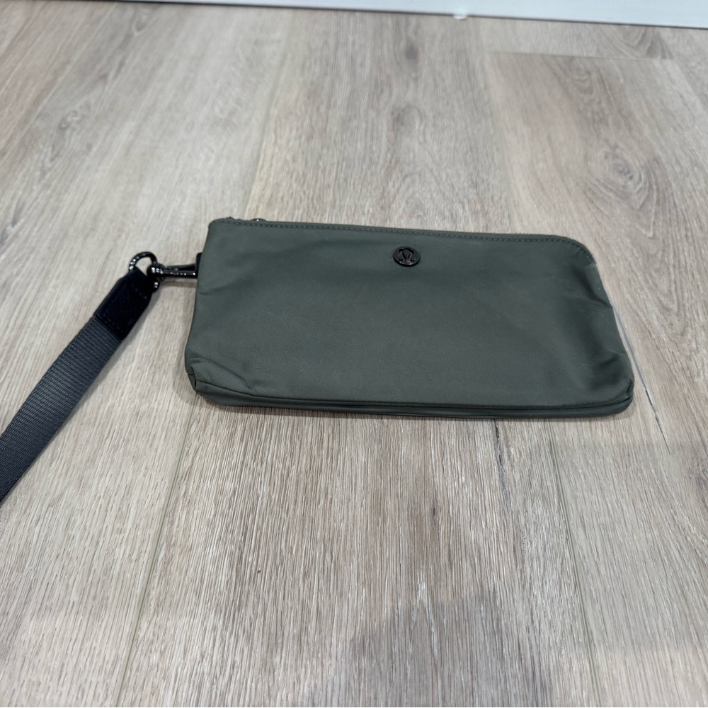 Lululemon Athletica Dark Green Wristlet